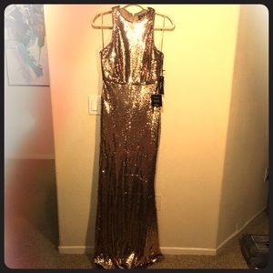 🌹 Rose Gold Sequin Maxi Dress 🌹